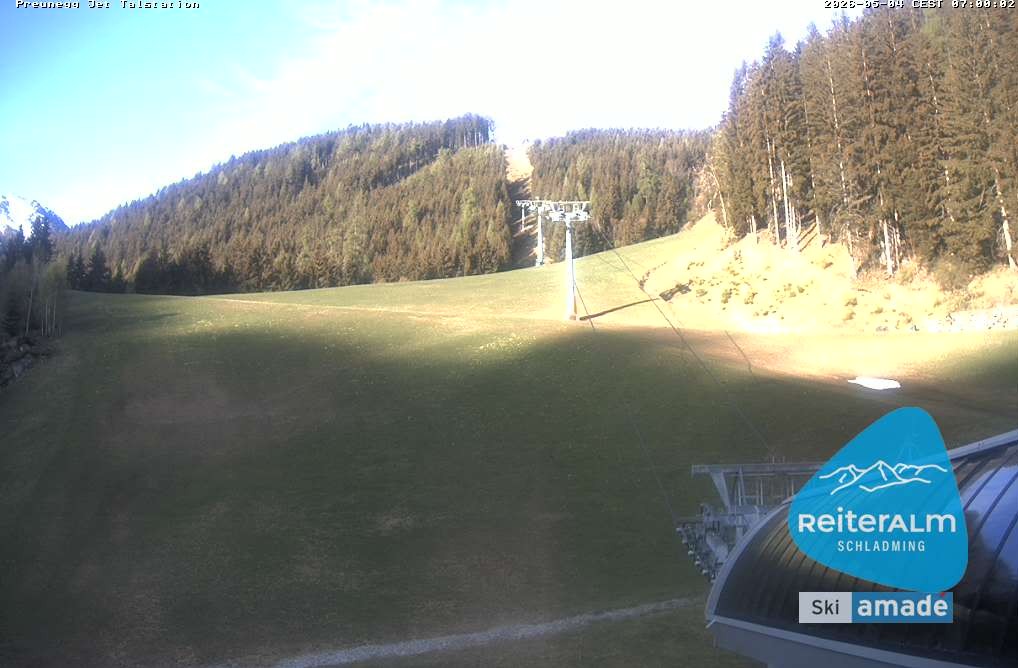 Archiv Foto Webcam Reiteralm - Talstation Preunegg