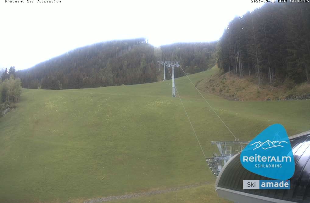 Archived image Webcam Reiteralm: Preunegg Jet Base Station