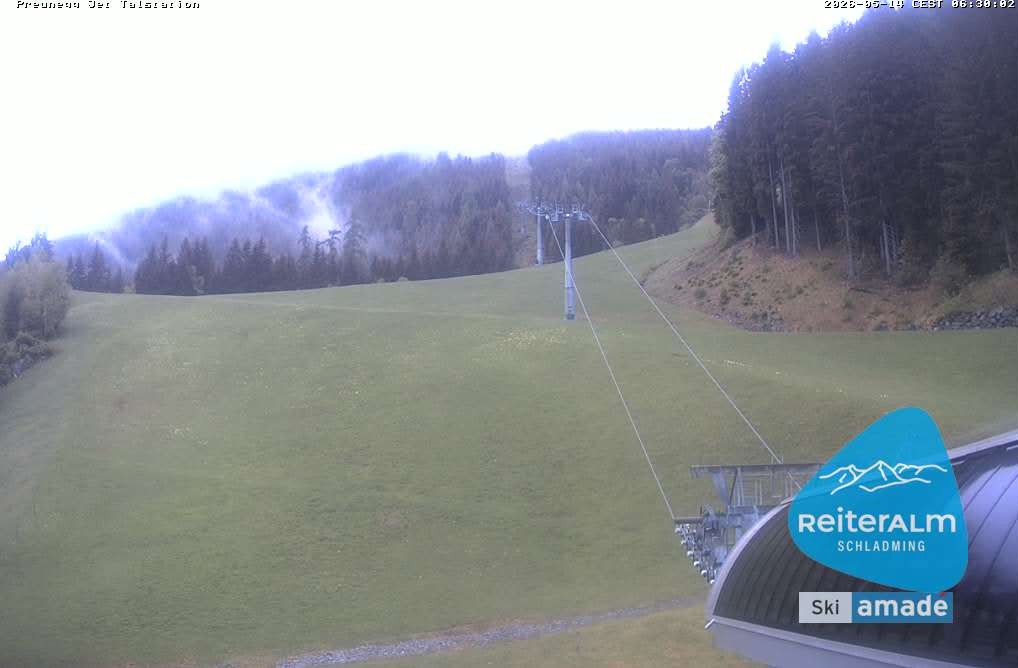 Archived image Webcam Reiteralm: Preunegg Jet Base Station