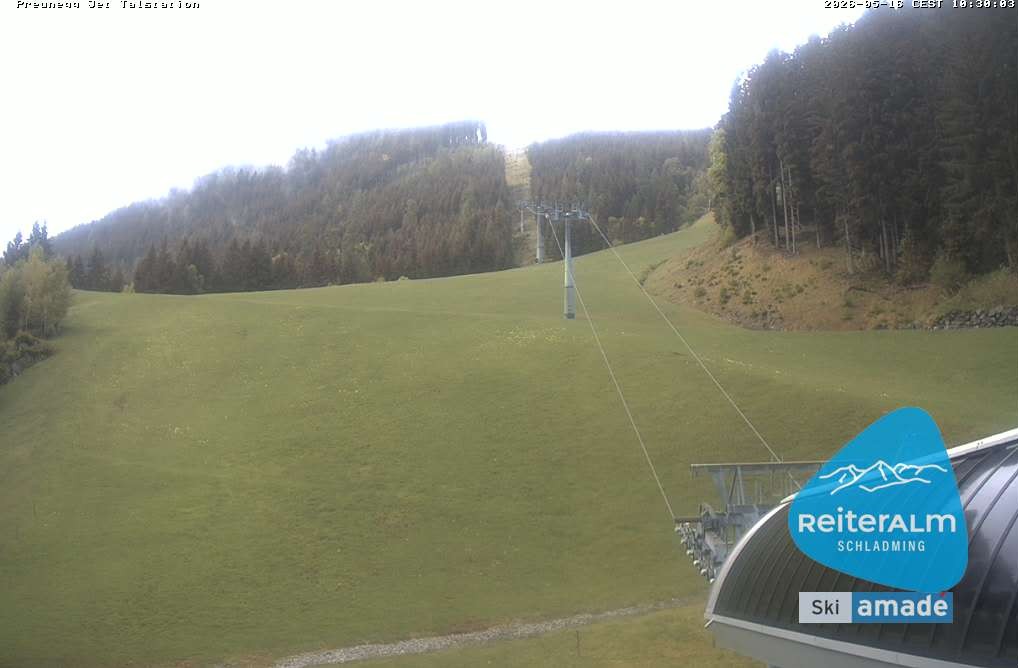 Archived image Webcam Reiteralm: Preunegg Jet Base Station