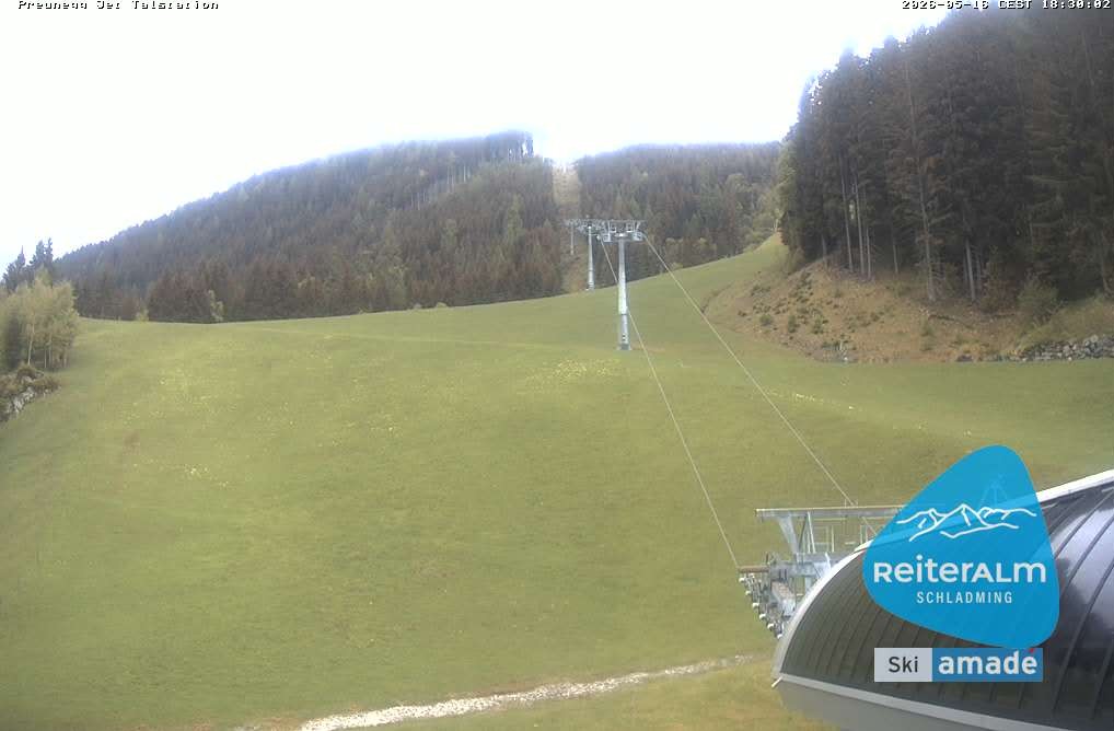 Archived image Webcam Reiteralm: Preunegg Jet Base Station