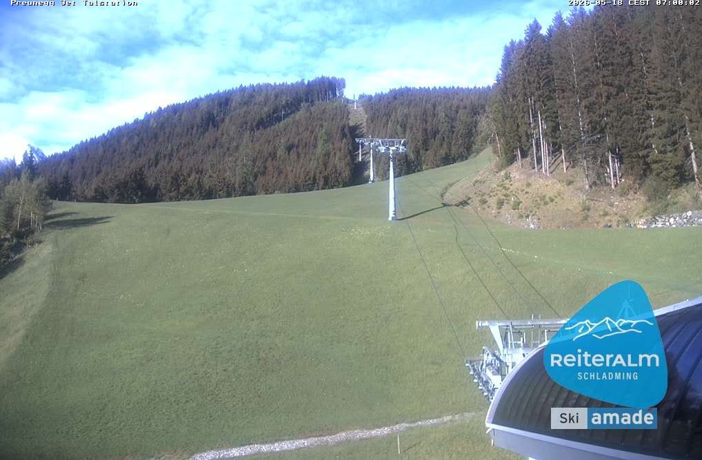 Archiv Foto Webcam Reiteralm - Talstation Preunegg