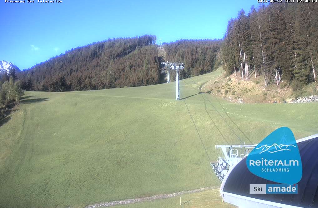 Archiv Foto Webcam Reiteralm - Talstation Preunegg