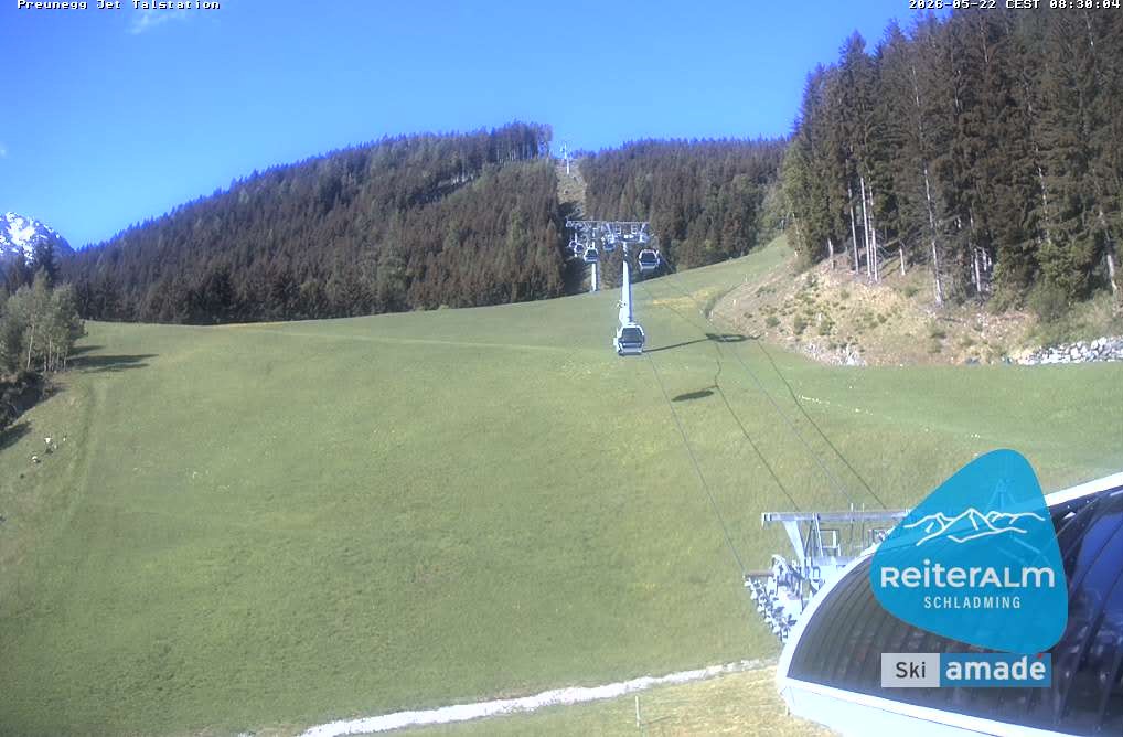 Archiv Foto Webcam Reiteralm - Talstation Preunegg