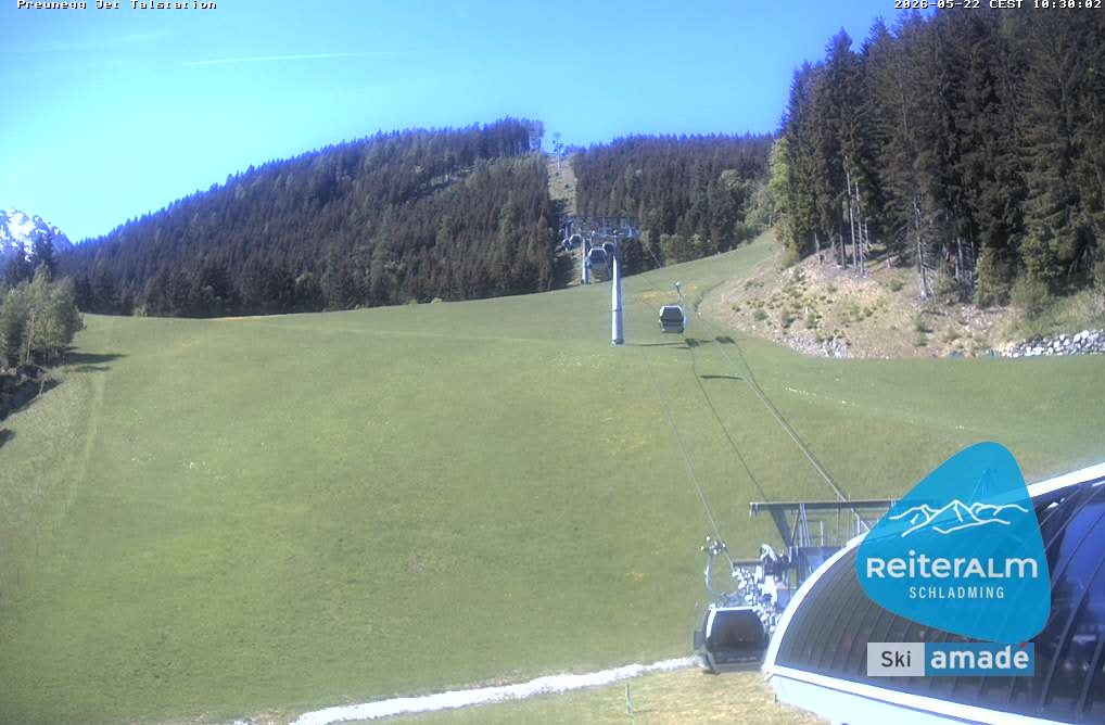 Archiv Foto Webcam Reiteralm - Talstation Preunegg