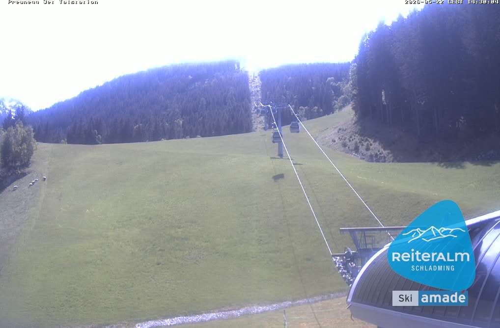 Archiv Foto Webcam Reiteralm - Talstation Preunegg