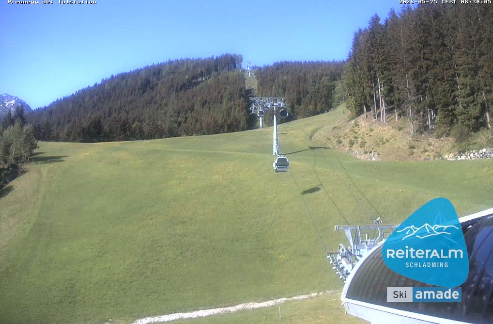 Archiv Foto Webcam Reiteralm - Talstation Preunegg