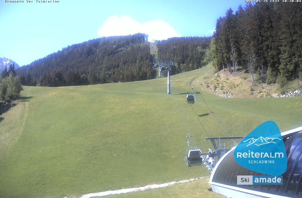 Archiv Foto Webcam Reiteralm - Talstation Preunegg