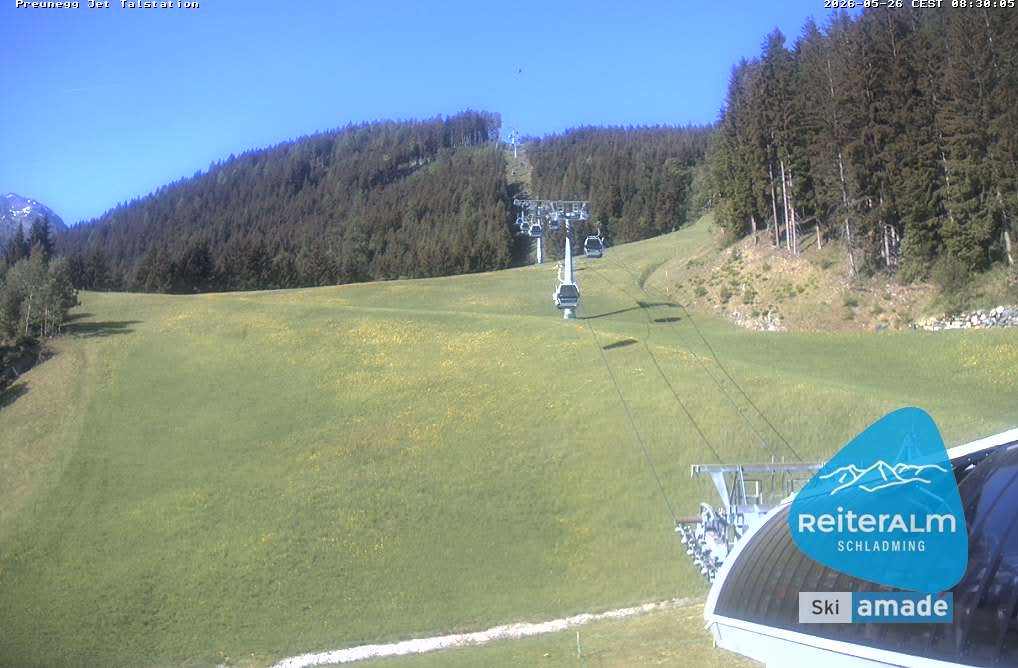 Archiv Foto Webcam Reiteralm - Talstation Preunegg