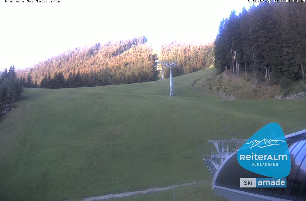 Archived image Webcam Reiteralm: Preunegg Jet Base Station
