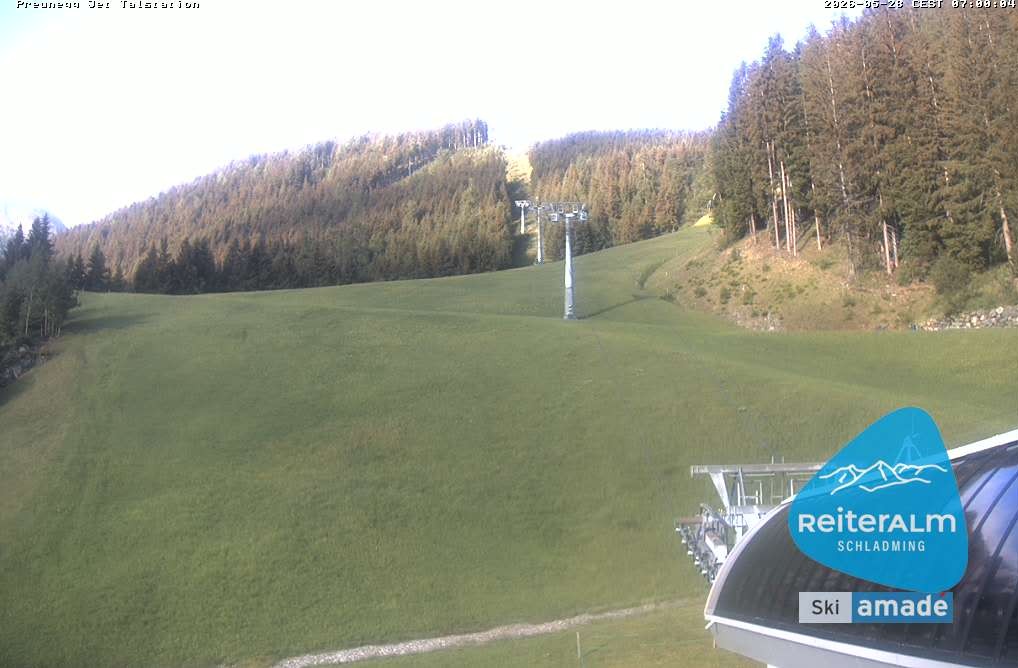 Archived image Webcam Reiteralm: Preunegg Jet Base Station