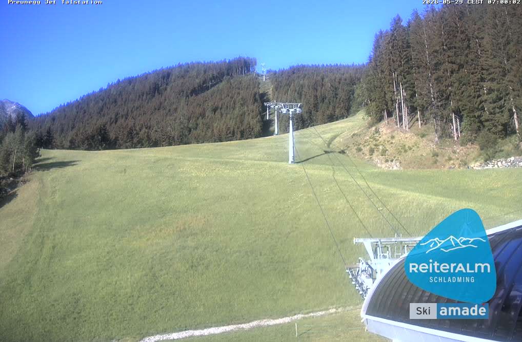 Archiv Foto Webcam Reiteralm - Talstation Preunegg