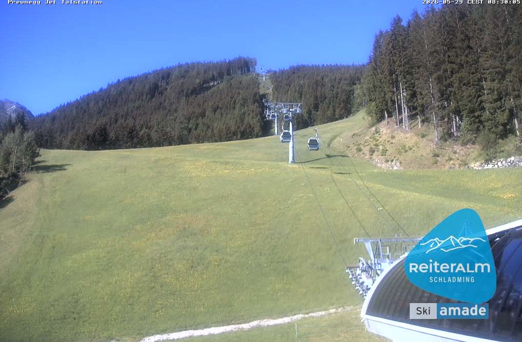 Archiv Foto Webcam Reiteralm - Talstation Preunegg