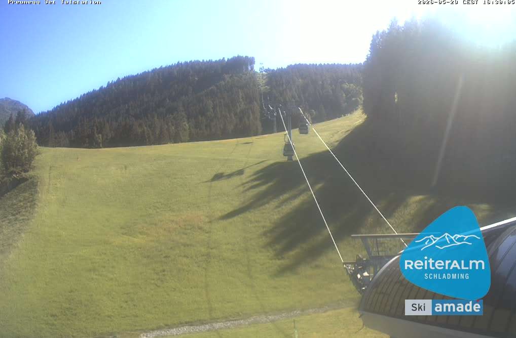 Archiv Foto Webcam Reiteralm - Talstation Preunegg