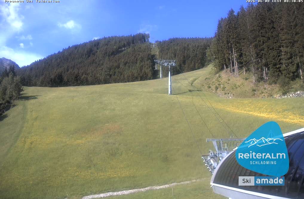 Archiv Foto Webcam Reiteralm - Talstation Preunegg