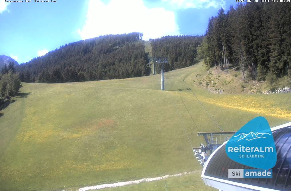 Archiv Foto Webcam Reiteralm - Talstation Preunegg