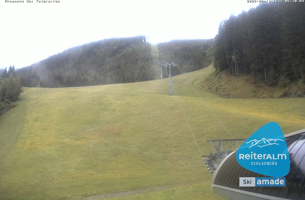 Archived image Webcam Reiteralm: Preunegg Jet Base Station