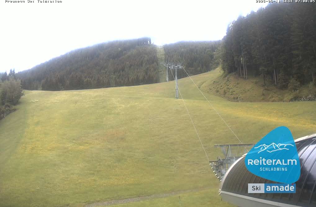 Archived image Webcam Reiteralm: Preunegg Jet Base Station