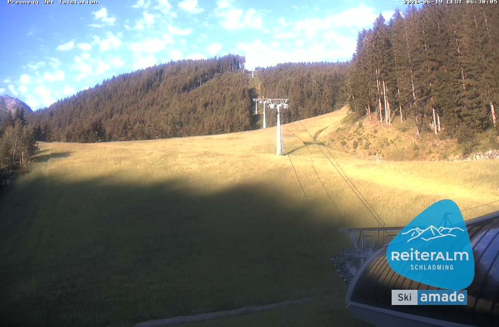 Archiv Foto Webcam Reiteralm - Talstation Preunegg