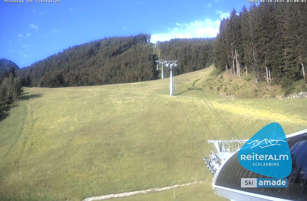 Archiv Foto Webcam Reiteralm - Talstation Preunegg