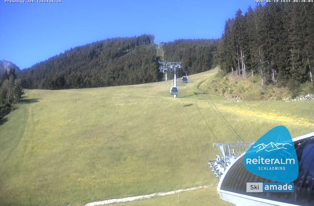 Archiv Foto Webcam Reiteralm - Talstation Preunegg