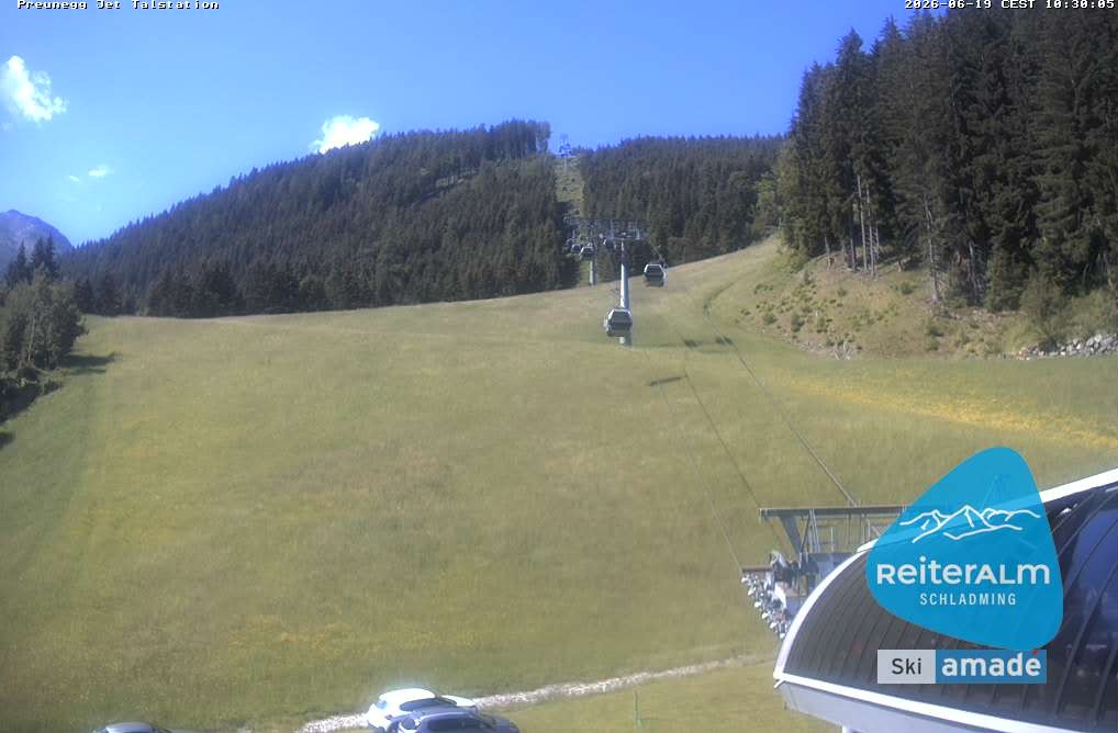 Archiv Foto Webcam Reiteralm - Talstation Preunegg