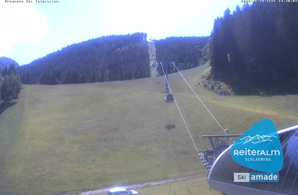 Archived image Webcam Reiteralm: Preunegg Jet Base Station