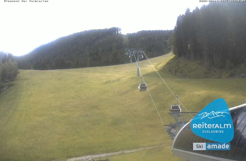 Archived image Webcam Reiteralm: Preunegg Jet Base Station