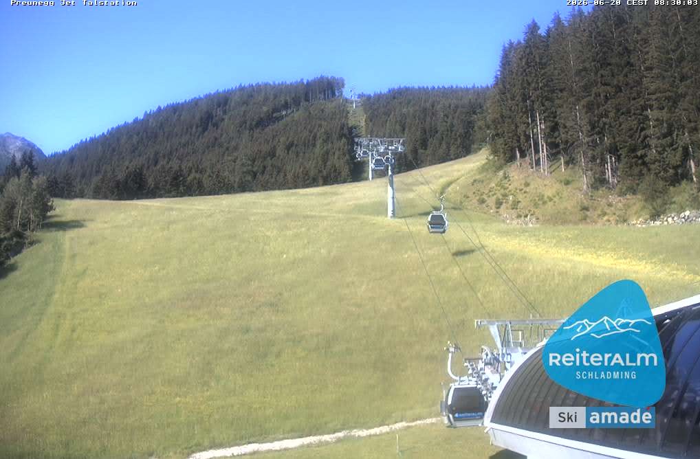 Archiv Foto Webcam Reiteralm - Talstation Preunegg