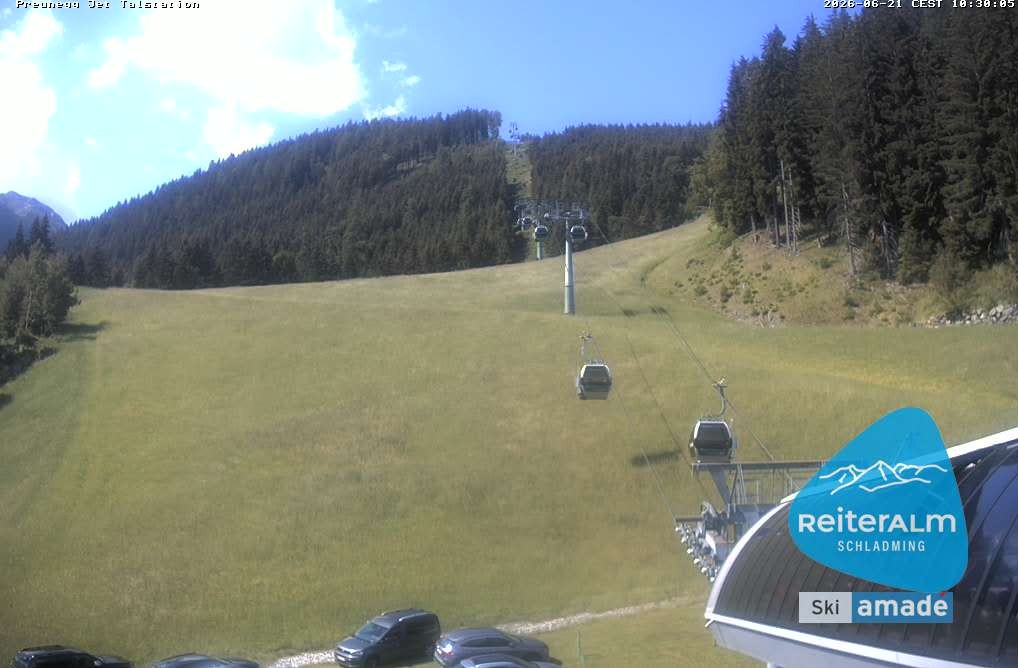 Archiv Foto Webcam Reiteralm - Talstation Preunegg