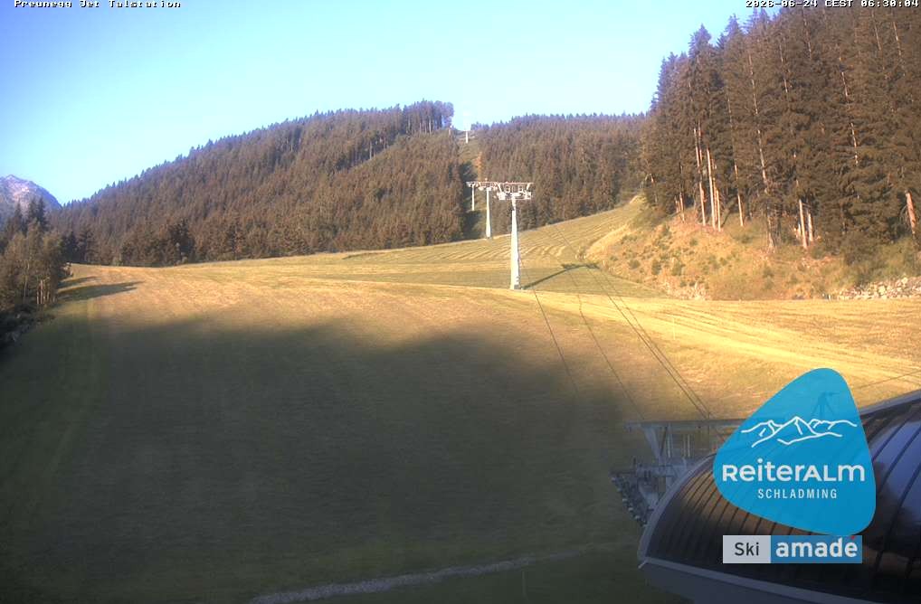 Archiv Foto Webcam Reiteralm - Talstation Preunegg