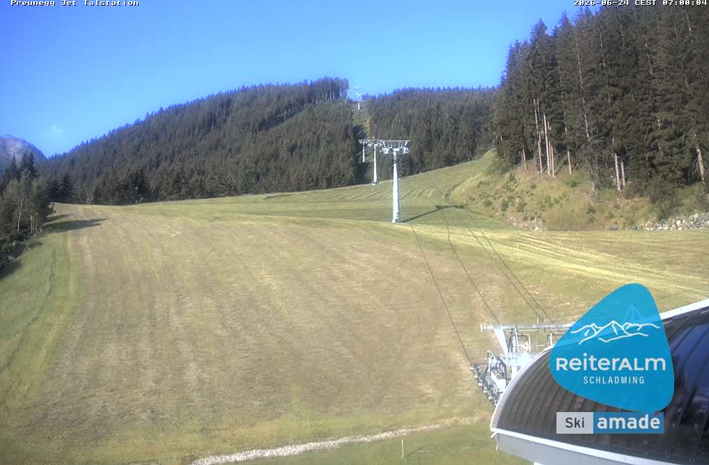 Archiv Foto Webcam Reiteralm - Talstation Preunegg