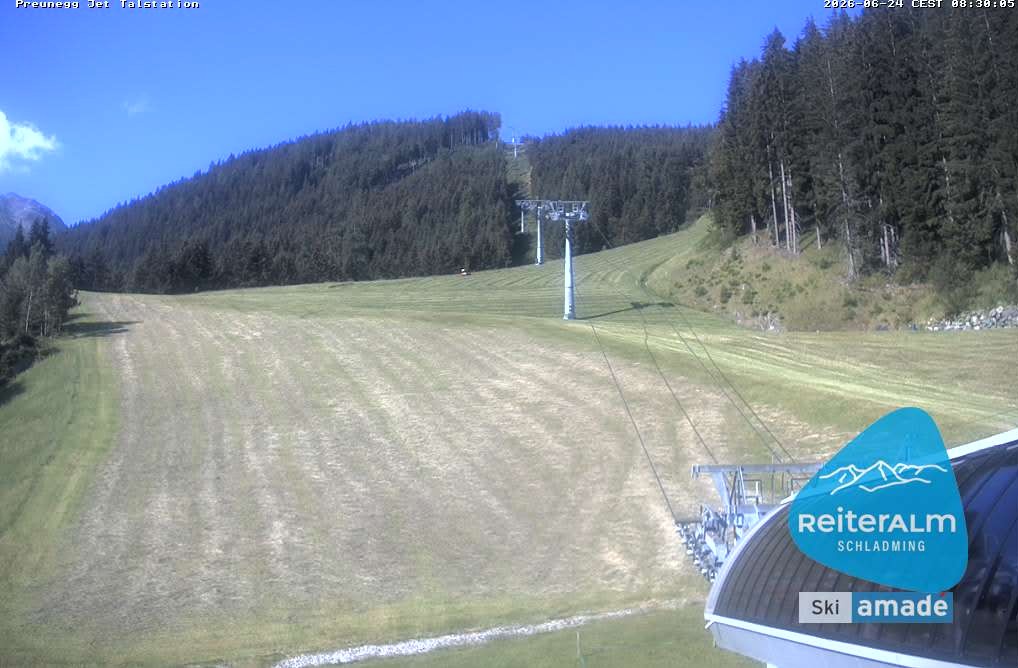 Archiv Foto Webcam Reiteralm - Talstation Preunegg
