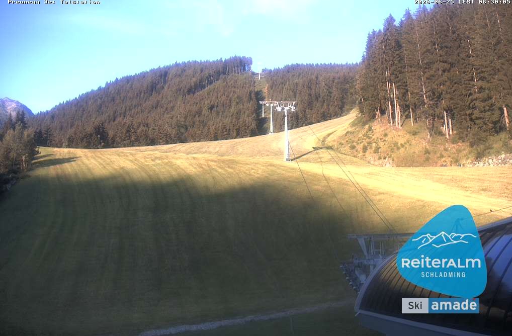 Archived image Webcam Reiteralm: Preunegg Jet Base Station