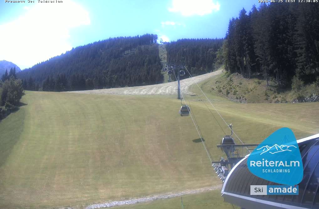Archived image Webcam Reiteralm: Preunegg Jet Base Station