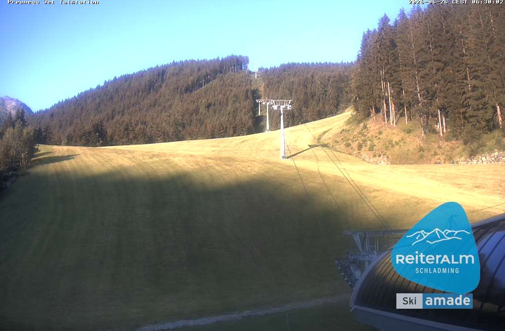 Archiv Foto Webcam Reiteralm - Talstation Preunegg