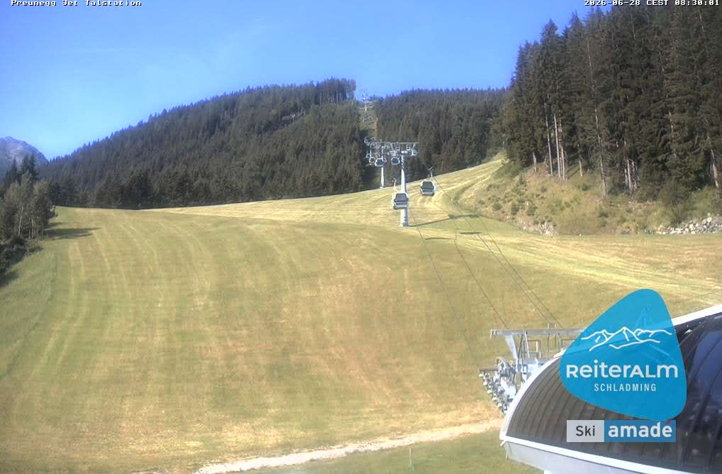 Archiv Foto Webcam Reiteralm - Talstation Preunegg