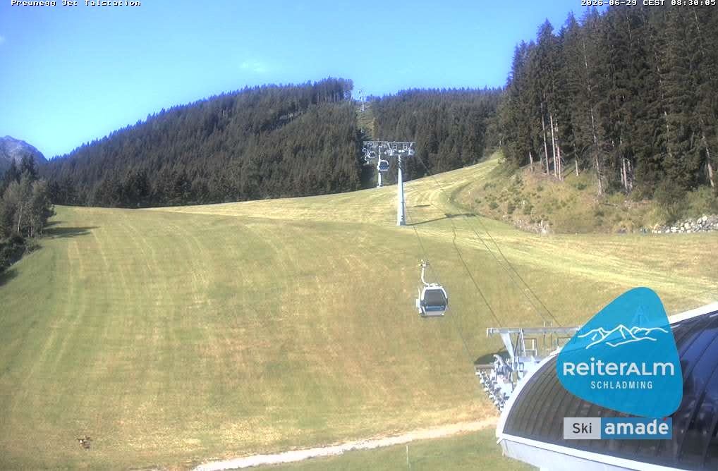 Archiv Foto Webcam Reiteralm - Talstation Preunegg