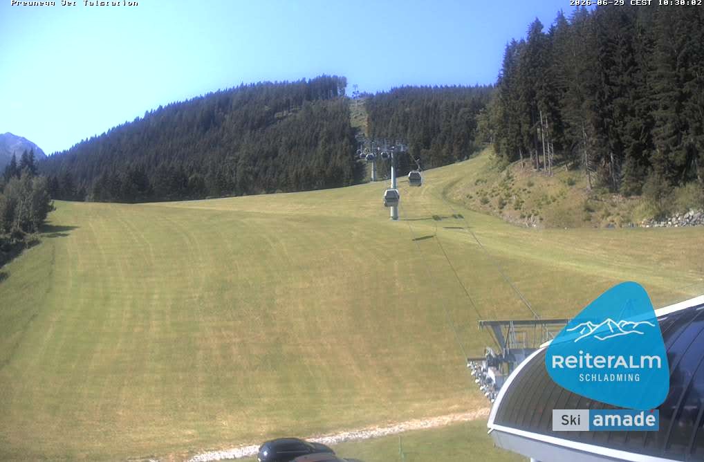 Archived image Webcam Reiteralm: Preunegg Jet Base Station