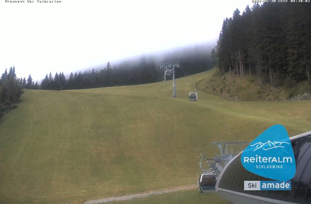 Archiv Foto Webcam Reiteralm - Talstation Preunegg