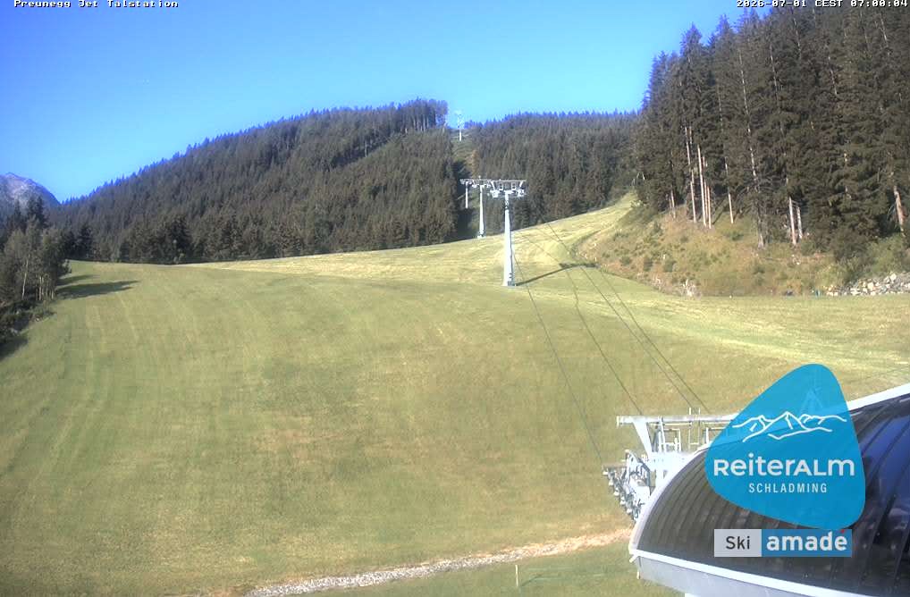 Archiv Foto Webcam Reiteralm - Talstation Preunegg