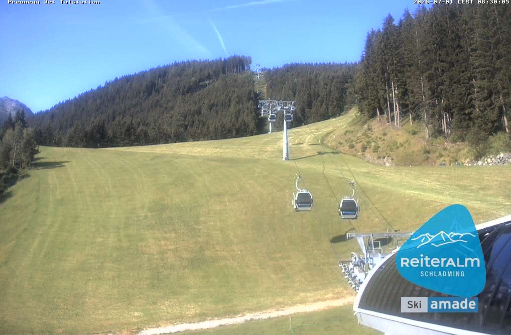 Archiv Foto Webcam Reiteralm - Talstation Preunegg