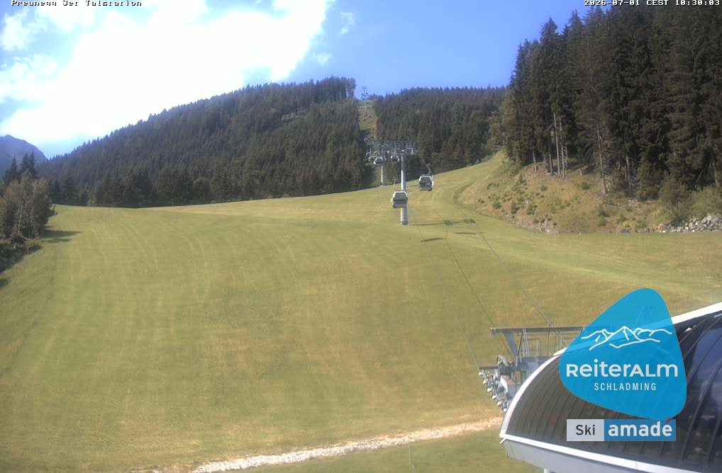 Archiv Foto Webcam Reiteralm - Talstation Preunegg