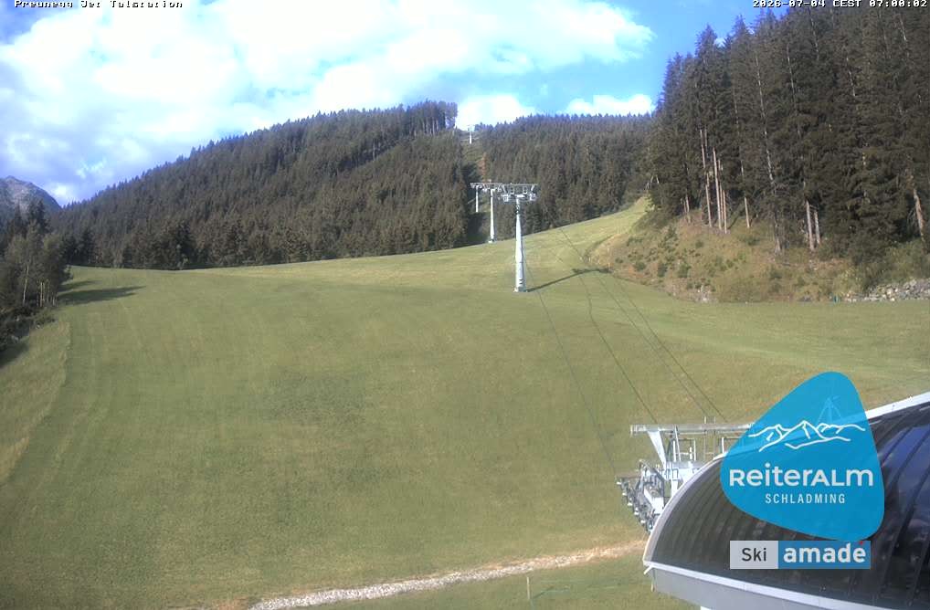 Archiv Foto Webcam Reiteralm - Talstation Preunegg