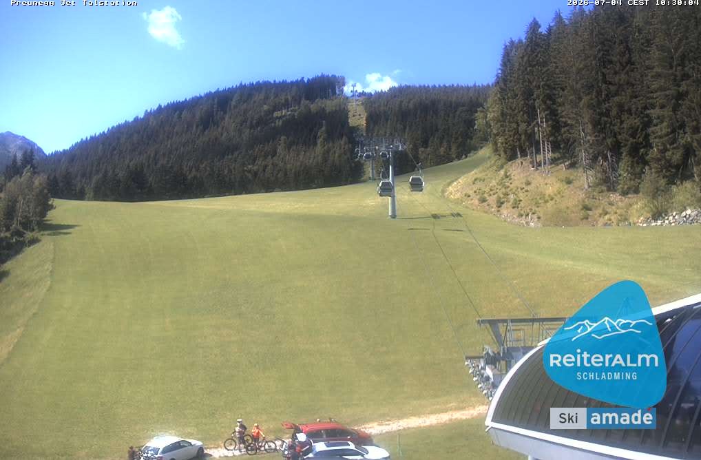 Archiv Foto Webcam Reiteralm - Talstation Preunegg