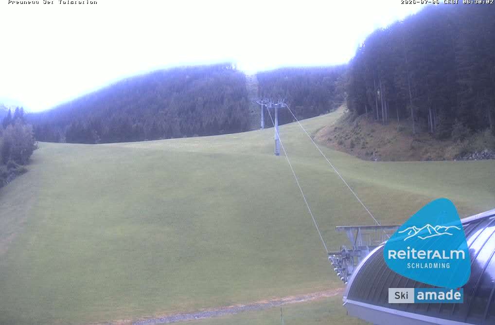 Archived image Webcam Reiteralm: Preunegg Jet Base Station