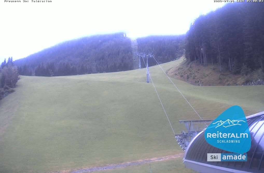 Archived image Webcam Reiteralm: Preunegg Jet Base Station