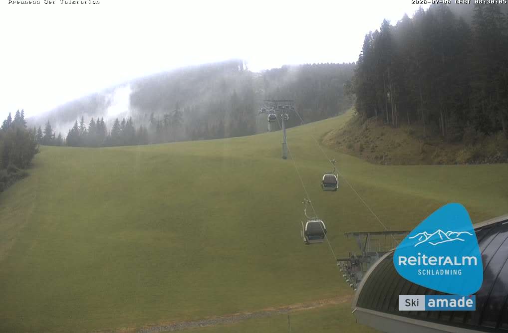 Archived image Webcam Reiteralm: Preunegg Jet Base Station