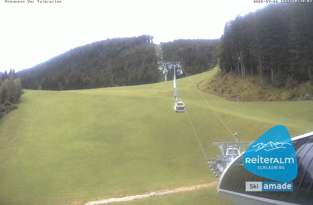 Archived image Webcam Reiteralm: Preunegg Jet Base Station