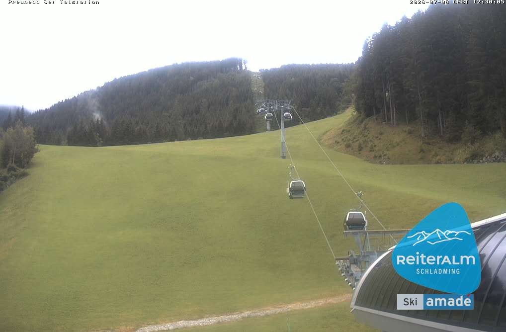 Archived image Webcam Reiteralm: Preunegg Jet Base Station